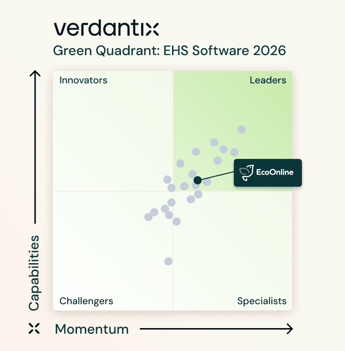 Verdantix Green Quadrant EHS Software 2026