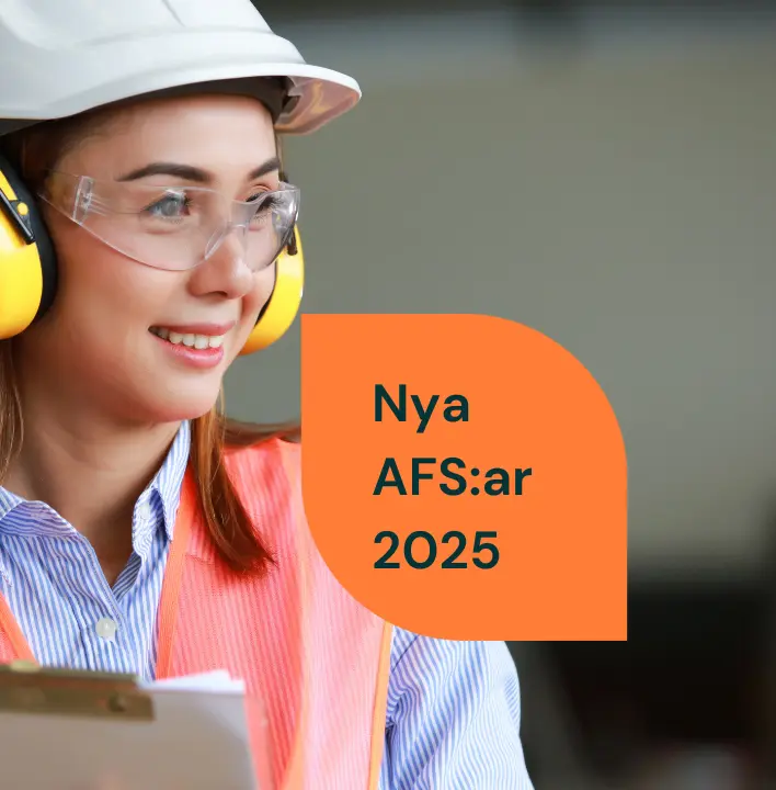 Artikel om nya AFS:arna i Sverige sedan 2025